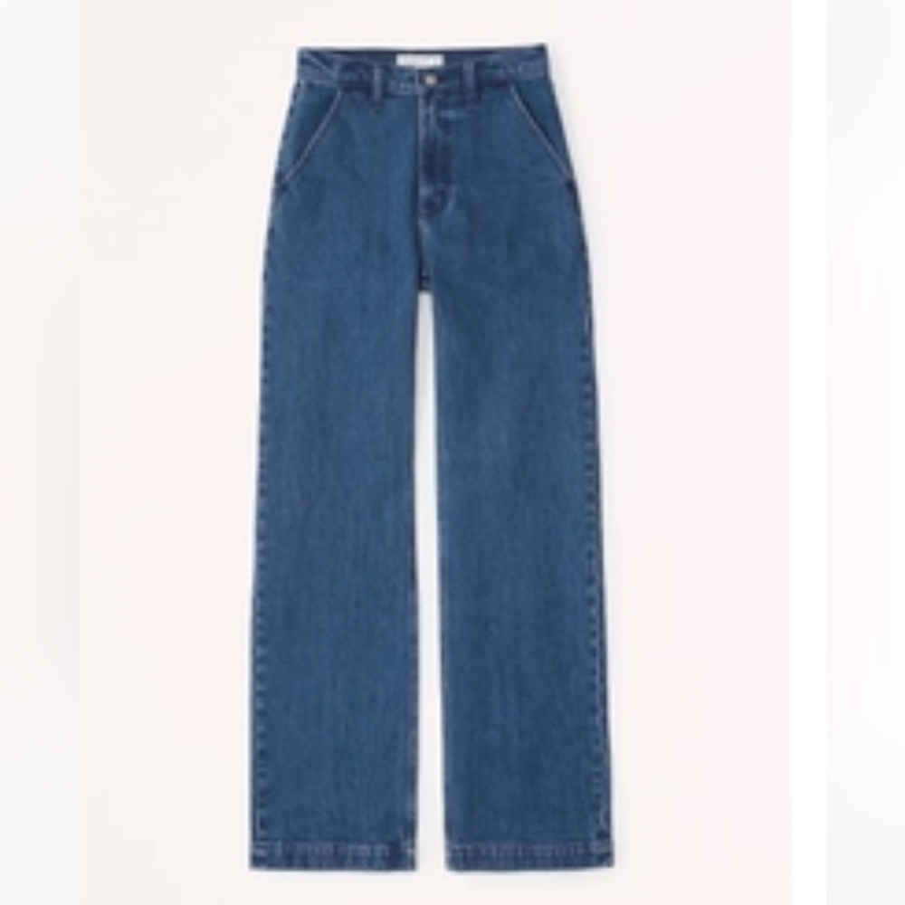 Blue High Rise 90s Relaxed Jeans (Extra Short)
